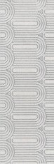 OP/A201/12136R Kerama Marazzi Milano декор Безана серый светлый обрезной 25×75